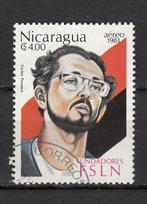 Nicaragua met een man met bril 1983, Verzenden, Gestempeld, Zuid-Amerika
