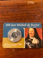 Michiel de Ruyter Vijfje Zilver Coincard, Postzegels en Munten, Munten | Nederland, Koningin Beatrix, Zilver, Euro's, Ophalen of Verzenden