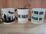 Batman / Riddler Mokken - Set van 3 - ERT Group, Ophalen of Verzenden, Nieuw, Overige stijlen, Kop(pen) en/of Schotel(s)