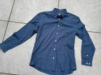 mooie donkerblauw hm overhemd maat l, Ophalen of Verzenden, Zo goed als nieuw, Blauw