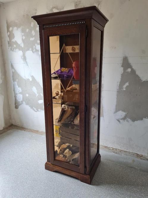 vitrinekast, Huis en Inrichting, Kasten | Vitrinekasten, Gebruikt, 150 tot 200 cm, 50 tot 100 cm, 25 tot 50 cm, Met deur(en), Met plank(en)