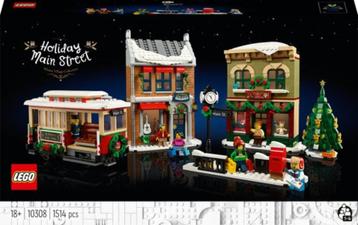 LEGO - 10308 - NIEUW - Icons - Kerst Dorpstraat beschikbaar voor biedingen