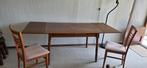 Eetkamertafel uitschuifbaar., Huis en Inrichting, Tafels | Eettafels, Ophalen, Gebruikt, 50 tot 100 cm, Vijf personen of meer