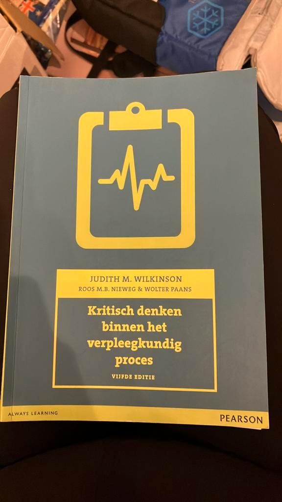 Kritisch denken binnen het veprleegkundig proces, Boeken, Schoolboeken, Zo goed als nieuw, Nederlands, Overige niveaus, Ophalen of Verzenden