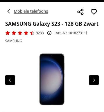 Te koop! Samsung Galaxy s23. beschikbaar voor biedingen