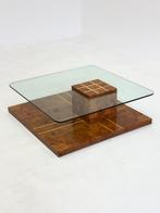 Vintage salontafel van Smania met wortelhout, Antiek en Kunst, Ophalen