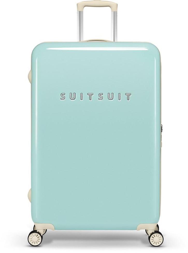 ✅ SUITSUIT Fabulous Fifties Luminous Mint koffer 76 cm NIEUW, Sieraden, Tassen en Uiterlijk, Koffers, Nieuw, Hard kunststof, 70 cm of meer