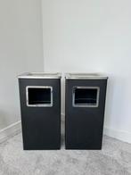 Prullenbak horeca/kantoor rvs metaal asbak sigarettenbak, Ophalen, 50 tot 75 cm, Nieuw, 40 liter of meer