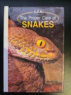 Boek The proper care of Snakes, Boeken, Dieren en Huisdieren, Ophalen of Verzenden, Zo goed als nieuw, Reptielen of Amfibieën