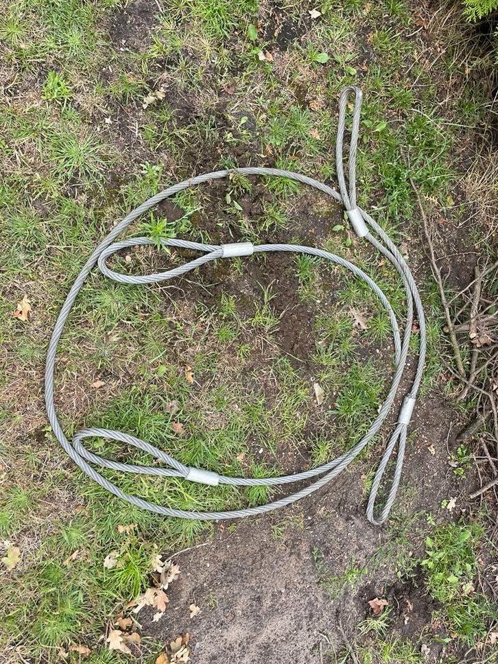 Stalen stroppen, Doe-het-zelf en Verbouw, Lieren en Takels, Zo goed als nieuw, Ophalen