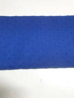 Chiffon kobalt nopjes (113), Ophalen of Verzenden, Nieuw, 30 tot 200 cm, 120 cm of meer