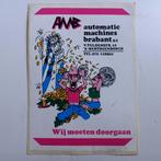 Oude sticker.  AMB.  automatic machines Brabant bv., Ophalen of Verzenden, Zo goed als nieuw