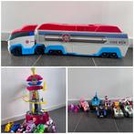 Grote set Paw Patrol met grote toren, vrachtwagen en auto’s, Kinderen en Baby's, Ophalen, Zo goed als nieuw