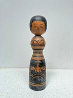 Tsugaru Kokeshi met daruma van Fumio Marumoto, Ophalen of Verzenden