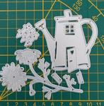 Snijmal  gieter met bloem, Hobby en Vrije tijd, Ophalen of Verzenden, Zo goed als nieuw, Overige thema's, Pons of Mal