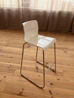 Ikea Glenn Barkruk - Wit, Ophalen, Wit, Zo goed als nieuw, Metaal