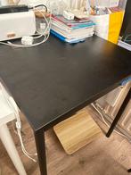 ikea black table, Huis en Inrichting, Tafels | Eettafels, Ophalen, Zo goed als nieuw, Rond, 50 tot 100 cm