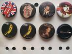 Rolling Stones Jim Morrison Velvet Underground Marleybuttons, Verzamelen, Muziek, Artiesten en Beroemdheden, Nieuw, Overige typen