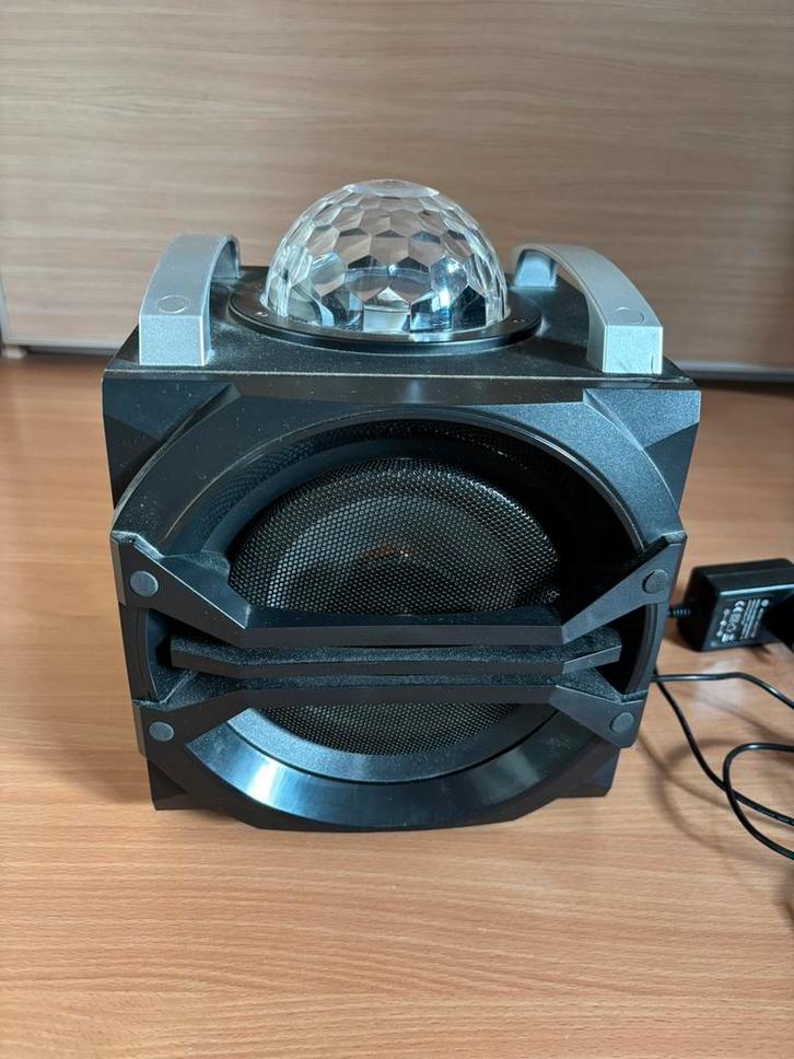 Wonky monkey disco party speaker zwart, Audio, Tv en Foto, Luidsprekers, Gebruikt, Overige typen, Minder dan 60 watt, Overige merken