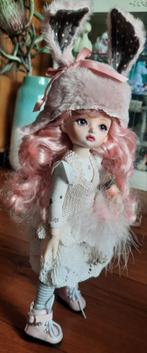 Bjd monstdoll 32 cm ooak custom made, vele extra's, Verzamelen, Ophalen of Verzenden, Nieuw, Pop