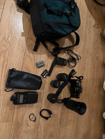 Nikon D70 met accessoires te koop! beschikbaar voor biedingen