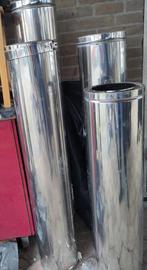 Dubbelwandige rookgasafvoerkanalen, Doe-het-zelf en Verbouw, Buizen en Afvoer, Ophalen, Afvoer, Gebruikt, 4 tot 6 meter