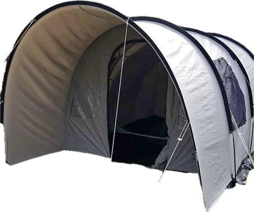 Vrijbuiter Rhodos 4 p katoenen tent, zgan!!, Caravans en Kamperen, Tenten, Zo goed als nieuw, Ophalen