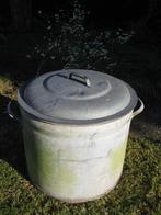 zinken wasketel, Tuin en Terras, Ophalen, Gebruikt, Minder dan 60 cm, Rond