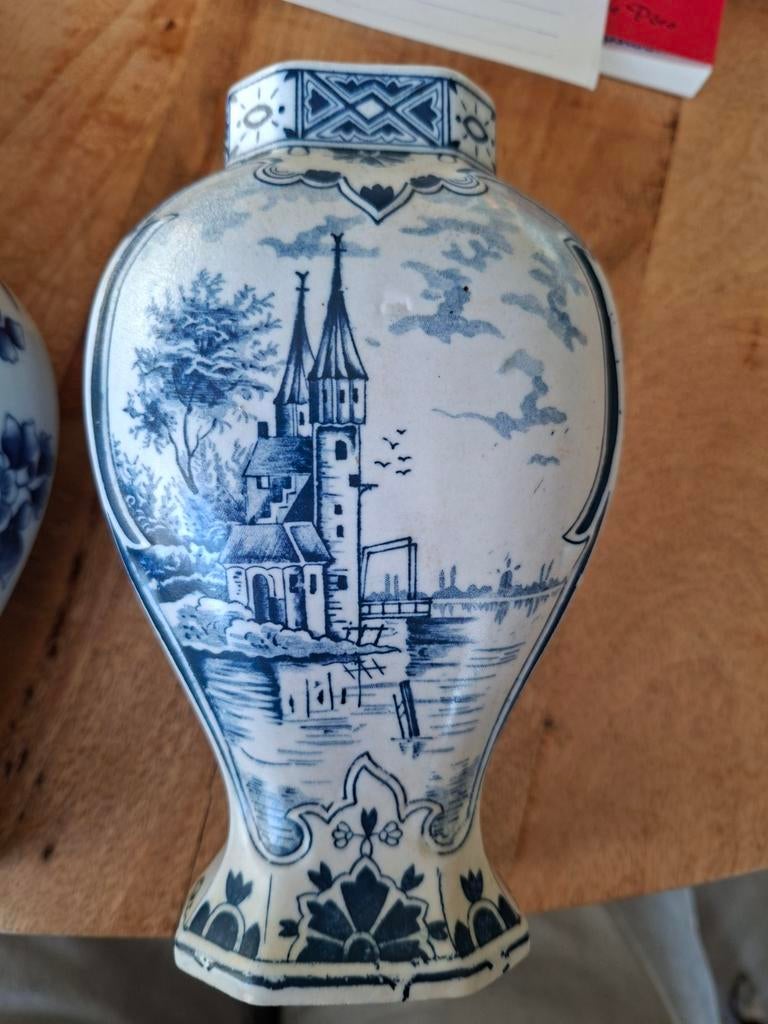 Delfs blauw vaas, Antiek en Kunst, Ophalen of Verzenden