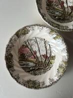 2 Johnson Brothers The Friendly Village diepe borden vintage, Ophalen of Verzenden