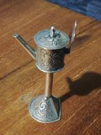 MASSIEF ZILVEREN OLIELAMP, GESTEMPELD., Verzenden, Zilver