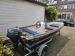 Leuke polyester sloep met trailer., Watersport en Boten, Sloepen, Ophalen, Gebruikt, Tot 10 pk, 3 tot 6 meter