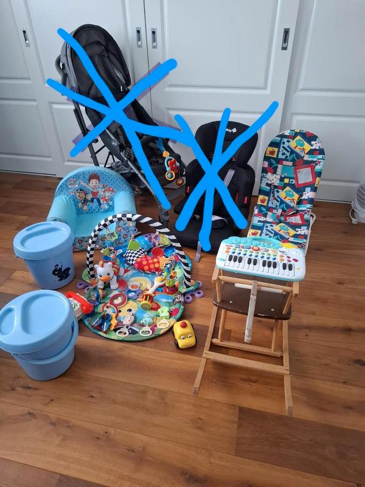 Kinderspullen pakket: Wipper, Speelgoed, speelkleed, Kinderen en Baby's, Overige Kinderen en Baby's, Gebruikt, Ophalen