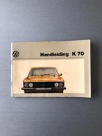 VW K70 Handleiding - Augustus 1973, Ophalen of Verzenden