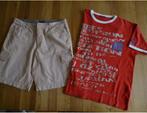 Beige korte broek maat M + Stax shirt, Kleding | Heren, Ophalen of Verzenden, Gedragen, Maat 48/50 (M), Beige