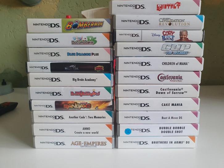 Nintendo DS Collectie verkoop, Spelcomputers en Games, Games | Nintendo DS, Zo goed als nieuw, 1 speler, Vanaf 3 jaar, Ophalen of Verzenden