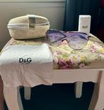 Dolce & Gabbana zonnebril wit met zilver kleur, Gebruikt, Zonnebril, Wit, Ophalen of Verzenden