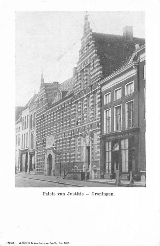 701229003 Groningen Paleis Van Justitie, Verzamelen, Ansichtkaarten | Nederland, Groningen, Voor 1920, Verzenden