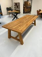Grote massieve tuintafel, Ophalen of Verzenden, Zo goed als nieuw, Hout