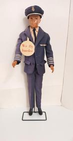 Mattel 1960 Allan KLM Steward met originele Kleding Pet barb, Ophalen of Verzenden, Zo goed als nieuw, Pop