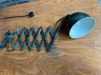 Prachtige vintage industriele Bauhaus schaarlamp, Huis en Inrichting, Lampen | Wandlampen, Ophalen of Verzenden, Gebruikt, Bauhaus vintage industrieel