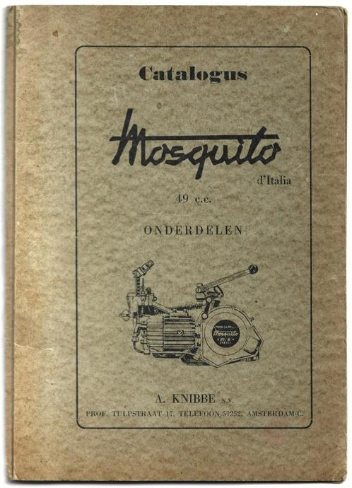 Mosquito d'Italia 49 cc onderdelenlijst hulprijwielmotor, Fietsen en Brommers, Handleidingen en Instructieboekjes, Zo goed als nieuw