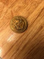 Messing knoop uniform zeevarende, Ophalen of Verzenden, Gebruikt, Kaart, Foto of Prent