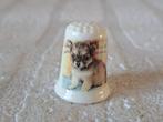 Chihuahua puppie hond vingerhoedje, Verzamelen, Vingerhoedjes, Ophalen of Verzenden, Nieuw, Porselein, Nederland