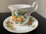 Royal Albert - koffiekop en schotel, Ophalen of Verzenden, Zo goed als nieuw, Porselein, Kop en/of schotel