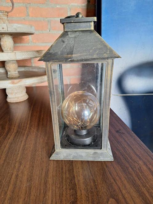 leuk lampje, Huis en Inrichting, Lampen | Tafellampen, Gebruikt, Minder dan 50 cm, Hout, Ophalen of Verzenden