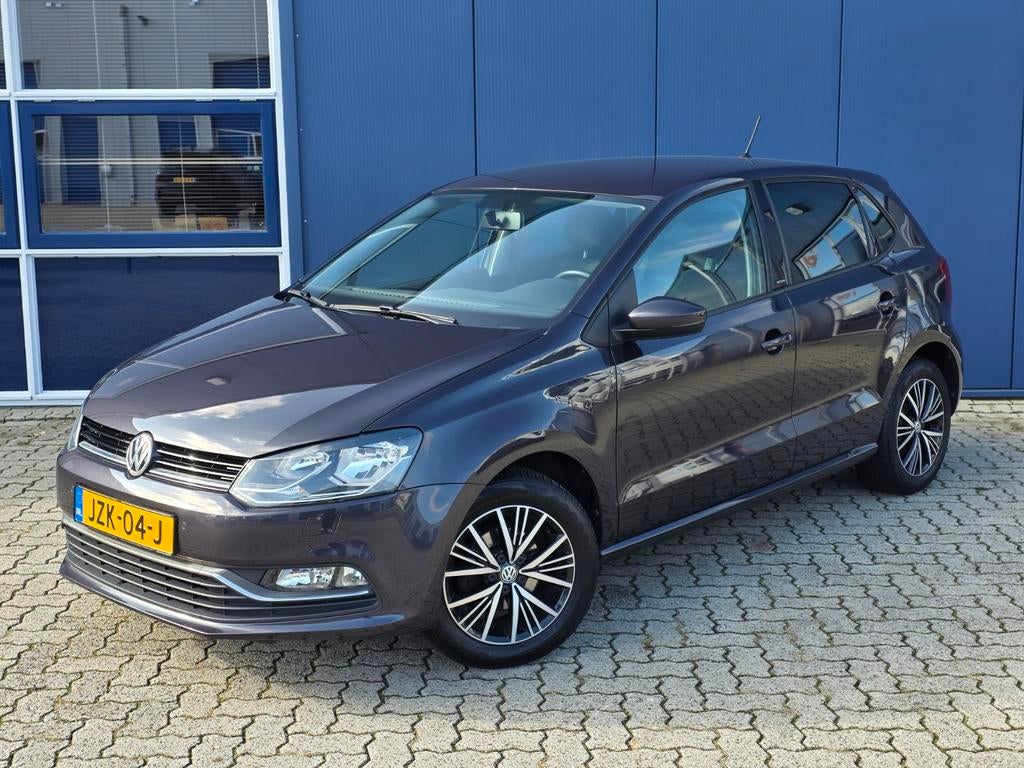 Volkswagen Polo 1.0 2017 ALLSTAR 5-Drs | Airco| Clima| Pdc|, Auto's, Voorwielaandrijving, Stof, Zwart, Bedrijf