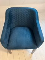 Eetkamerstoelen van Goossens, Huis en Inrichting, Stoelen, Ophalen, Blauw, Chic, modern, Zo goed als nieuw