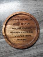 Houten bordje met tekst gegraveerd, ., Nieuw, Ophalen of Verzenden, .
