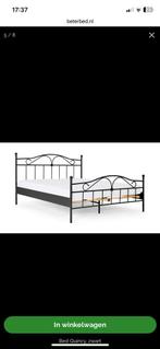 Bedframe Quincy, Beter Bed, 160x200, Ophalen, Gebruikt, Zwart, Tweepersoons